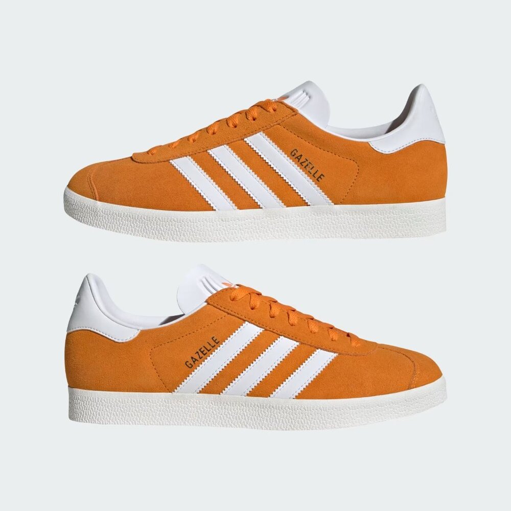 Adidas Gazelle IG2091 Mens 'Orange/White' - Picture 9 of 10